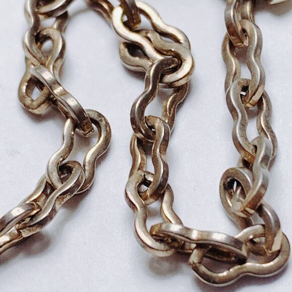 Vintage Mid Century Gold Tone Necklace Brown Cabochons Prong Set Rhinestones - Picture 13 of 16